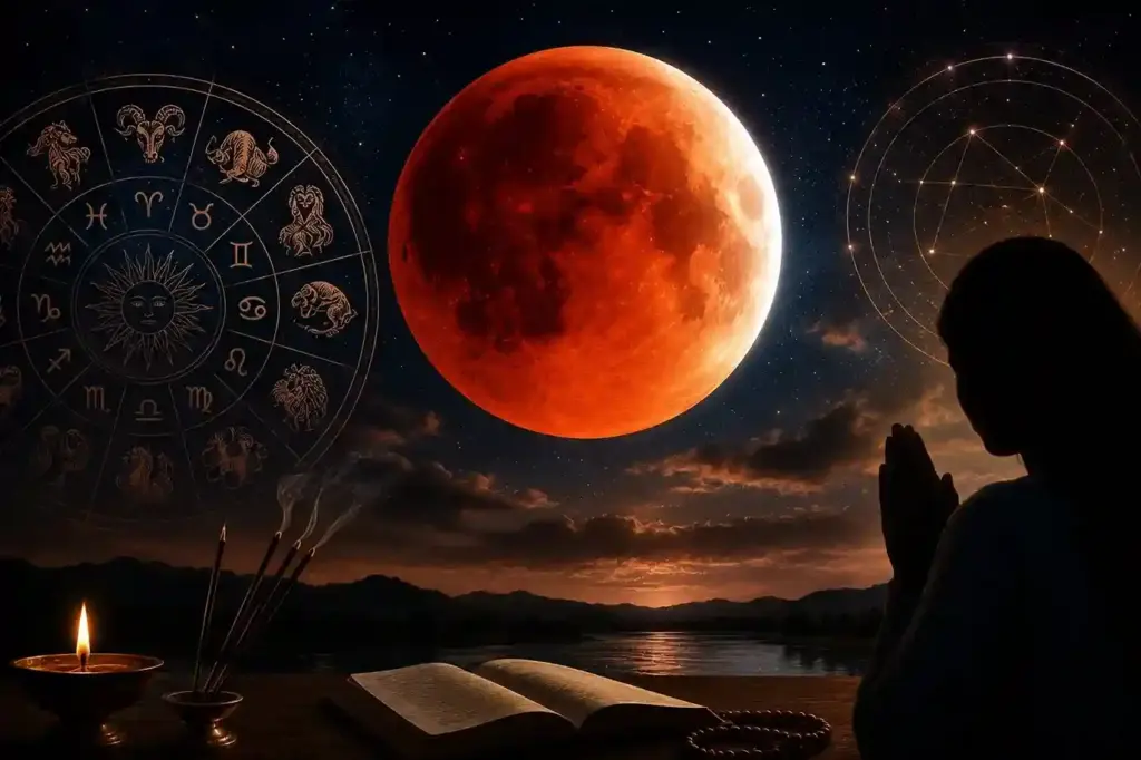 Lunar Eclipse 5 Zodiac Signs  ૨૮ ઓગસ્ટનું ચંદ્રગ્રહણ ૫ રાશિઓ માટે રહેશે ભારે સાવધાનીપૂર્વક નિર્ણયો લેવાની સલાહ, જાણો તમારી રાશિ પર અસર