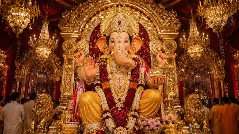 Mumbai Ganesh Idol સાકીનાકાચા મહારાજાનો ભવ્ય વૈભવ મુંબઈના સૌથી મોંઘા ગણપતિ તરીકે નોંધાયું નામ, જાણો પ્રતિમાનું મૂલ્ય