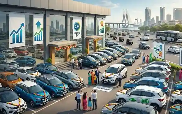 Mumbai July Auto Retail Sales Surge  મંદી ક્યાં છે ભાઈ…? મુંબઈમાં એક જ મહિનામાં ઓટો રિટેલ વેચાણમાં ૨૫.૮૯% નો ઉછાળો, ઇલેક્ટ્રિક વાહનોનું વેચાણ કોર્ડ સ્તરે