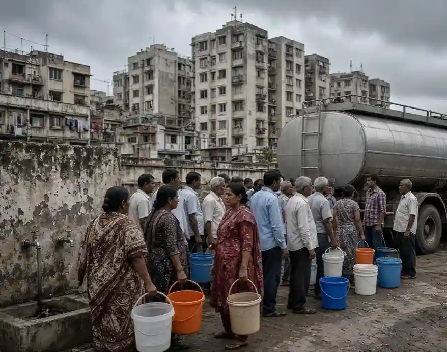 Mumbai Water Cut મુંબઈમાં પાણી કાપ ? થાણે ખાતે પાઇપલાઇન રિપેરિંગનું કામ ત્રીજા દિવસે પહોંચતા પૂર્વ ઉપનગરોમાં પાણી પુરવઠો પ્રભાવિત થવાની સંભાવના