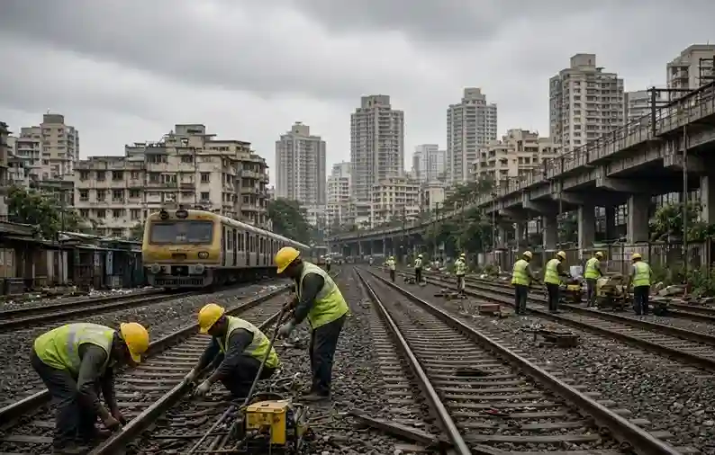 Mumbai local train mega block  રવિવારની પ્લાનિંગ પર પાણી ફેરવશે મેગા બ્લોક મુંબઈની ત્રણેય મુખ્ય લાઇન પર દોડશે નહીં ટ્રેનો