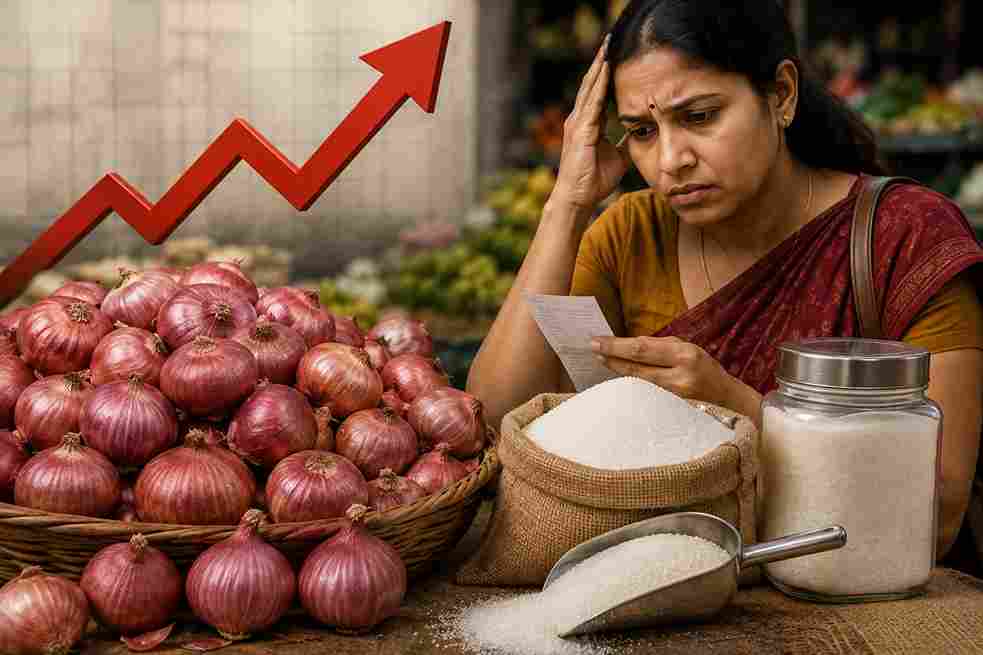 Onion Price Hike ખિસ્સા પર ભારે પડી રહી છે મોંઘવારી… કાંદાશાકભાજીના આસમાને પહોંચેલા ભાવથી રસોડાનું ગણિત બગડ્યું, ગૃહિણીઓ પરેશાન!