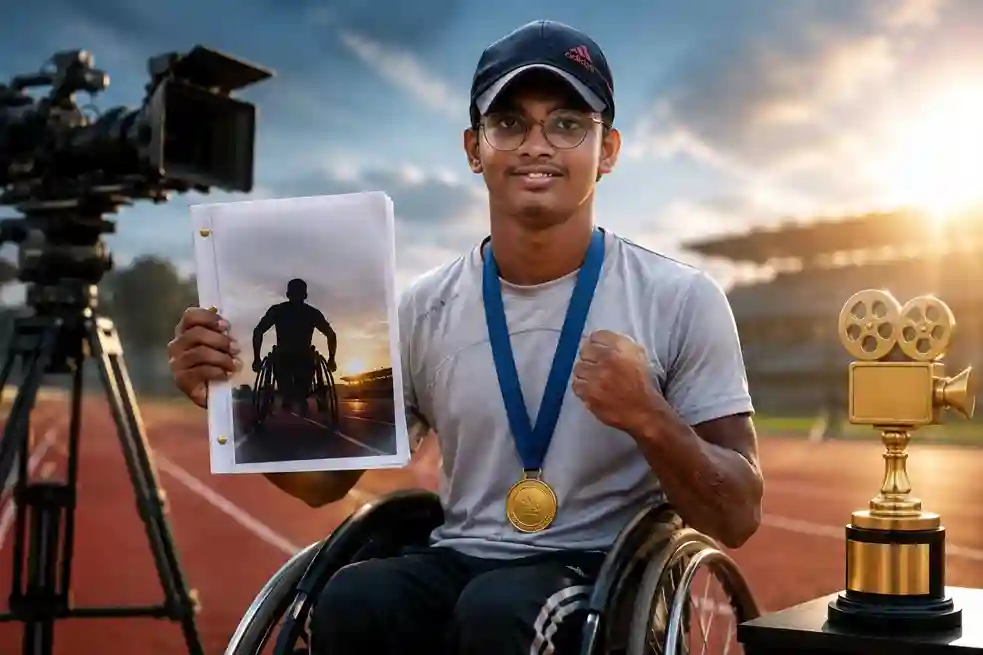 Para Athlete Film Script Approved ૧૬ વર્ષીય પેરા એથ્લેટ પવન કુમારની ફિલ્મ સ્ક્રિપ્ટને સુપરફેસ્ટ ડિસેબિલિટી ફિલ્મ ફેસ્ટિવલની મંજૂરી