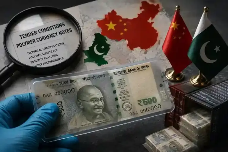 Plastic Currency Notes   પ્લાસ્ટિક નોટના ટેન્ડરમાં વિદેશી કાવતરું! પ્રાણીઓની ચરબી નહીં, ચીનપાકિસ્તાન કનેક્શનને લઈને થયા ચોંકાવનારા ખુલાસા