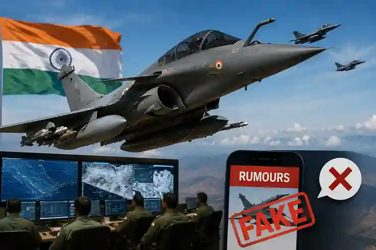 Rafale Jet Claims  પાકિસ્તાનનો વધુ એક જૂઠ્ઠાણો પકડાયો રાફેલ તોડી પાડવાના દાવા પર વાયુસેનાનો કરારો જવાબ.