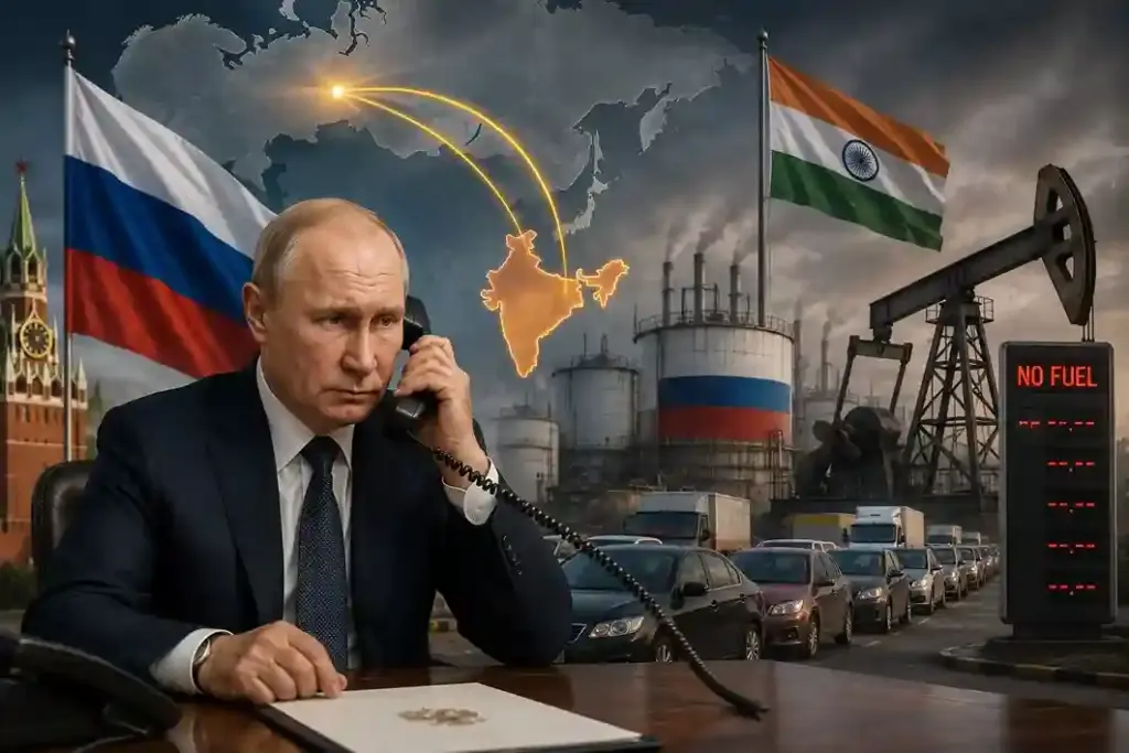 Russian Oil Crisis ઇંધણની અછત સામે ઝૂક્યું રશિયા? કટોકટી વચ્ચે પુતિને મિત્ર ભારત તરફ લંબાવ્યો હાથ