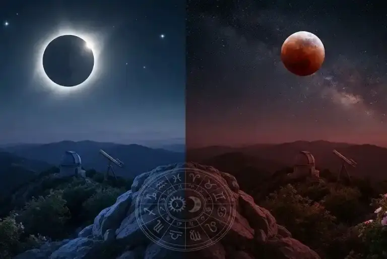 Solar and Lunar Eclipse 2026  ૧૬ દિવસમાં ૨ ગ્રહણ! પહેલાસૂર્ય પછી ચંદ્ર ગ્રહણ, ૧૨ રાશિઓ માટે કેવું રહેશે આ 'આફત' કાળ?