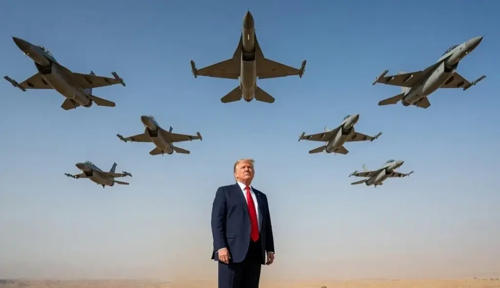 Trump Instructed US Military Fresh Air Strike On Iran  ઈરાનના મિસાઈલ હુમલા સામે અમેરિકાનો પલટવાર વ્હાઇટ હાઉસના આદેશથી ઈરાની ઠેકાણાઓ પર ધમાકેદાર હવાઈ હુમલા