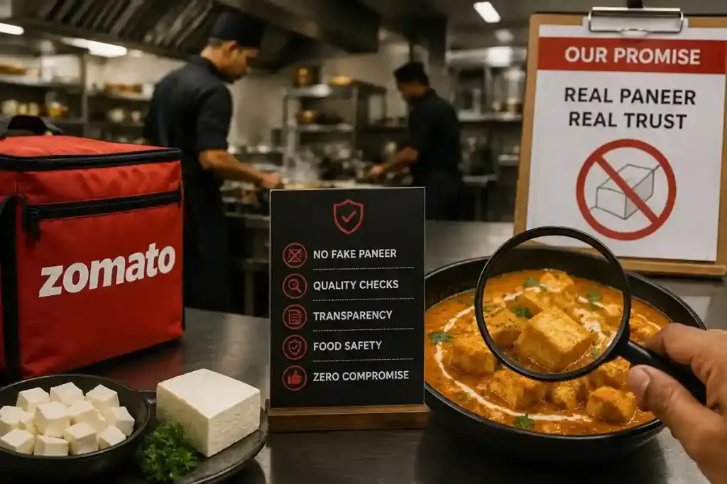 Zomato Strict Rules  પનીરના નામે નકલી ચીજ વેચવું બંધ! ઝોમેટોએ રેસ્ટોરન્ટ્સ માટે જારી કર્યા સખત નિયમો