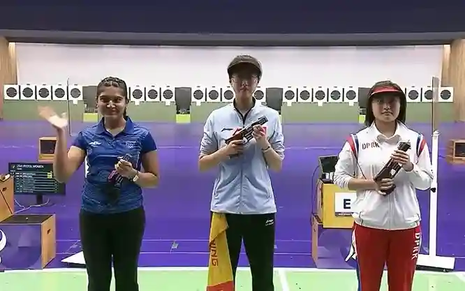 Asian Games 2026 Medal Rush એશિયન ગેમ્સમાં ભારતીય ખેલાડીઓનો જલવો, ઈશા સિંહ અને સર્વેશ કુશારેએ જીત્યો સિલ્વર; કુરાશમાં પિન્કી બલહારાને બ્રોન્ઝ
