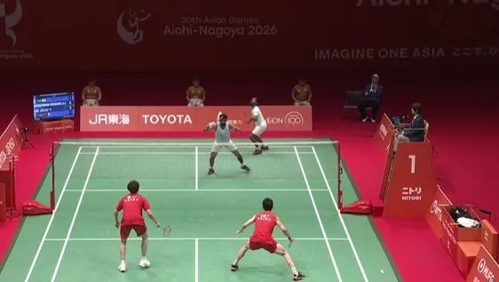Asian Games Badminton Bronze India એશિયન ગેમ્સમાં ભારતીય પુરુષ બેડમિન્ટન ટીમે જીત્યો બ્રોન્ઝ મેડલ સેમિફાઇનલમાં ચીન સામે ૩૧ થી સંઘર્ષપૂર્ણ હાર બાદ સંતોષ માનવો પડ્યો!