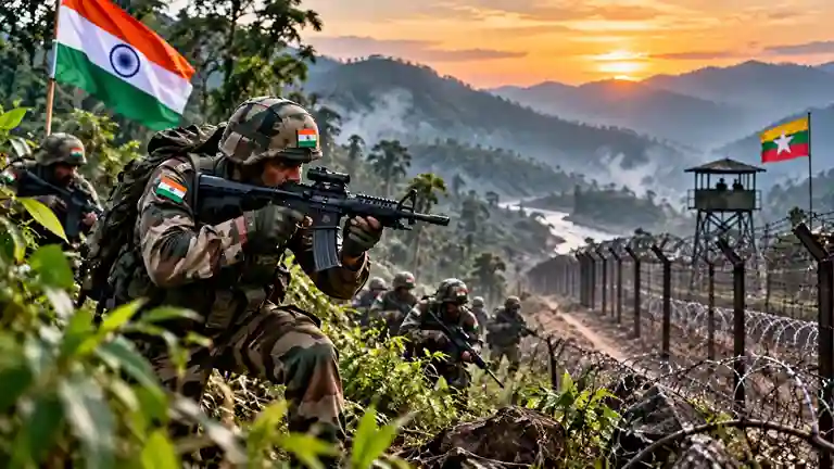 Assam Indo Myanmar Border અરુણાચલ પ્રદેશમાં ભારતમ્યાનમાર સરહદે આસામ રાઇફલ્સ પર ઉગ્રવાદી હુમલો ૧ જવાન શહીદ, સર્ચ ઓપરેશન તેજ!