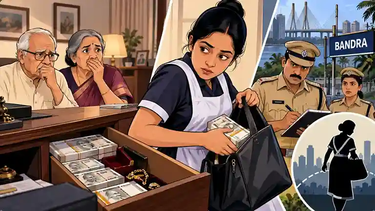 Bandra Domestic Help Theft Case ઘરમાં કામ કરતી મહિલા જ ચોર નીકળી! બાંદ્રામાં ₹૧૦ લાખની ચોરીથી ચકચાર, પોલીસ તપાસ તેજ