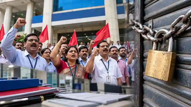 Bank Strike New Date બેંક હડતાળની નવી તારીખો જાહેર, માંગણીઓ નહીં સંતોષાય તો અચોક્કસ મુદતના આંદોલનની યુનિયનોની કડક ચેતવણી