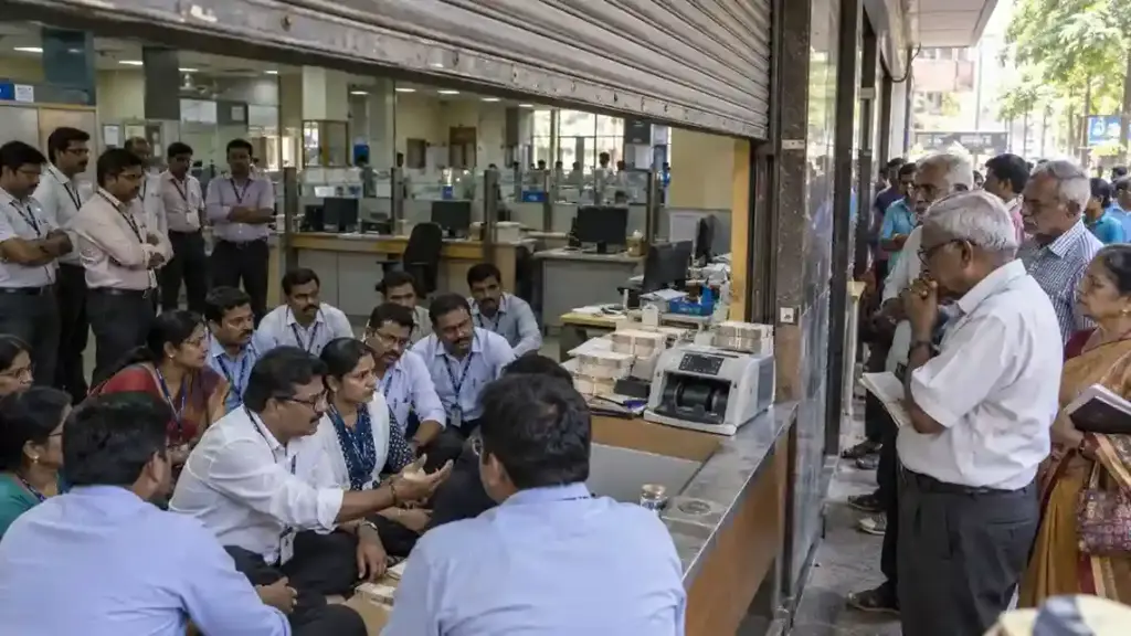 Bank Strike September 2026 બેંક કર્મચારીઓની દેશવ્યાપી હડતાળ ૨૮ થી ૩૦ સપ્ટેમ્બર સુધી બેંકો બંધ રહેવાની શક્યતા, શું તમારા પગાર પર થશે અસર?