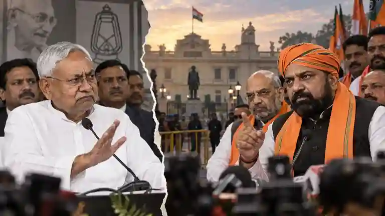Bihar NDA Rift બિહારના રાજકારણમાં ફરી મોટો ભૂકંપ નીતિશ કુમારે આપ્યો ભાજપને મોટો ઝટકો, UCC બાદ NDA ગઠબંધનમાં ભારે તિરાડ!