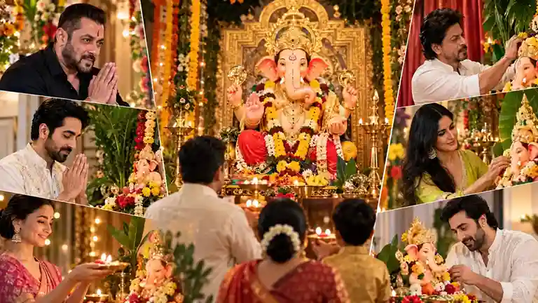 Bollywood Celebrities Ganesh Chaturthi Celebrations ગણપતિ બાપ્પા મોરયા! સલમાન ખાનથી આયુષ્માન ખુરાના સુધીના સિતારાઓ દર વર્ષે ઘરે લાવે છે બાપ્પા બોલિવૂડમાં ગણેશોત્સવનો અનેરો ઉત્સાહ