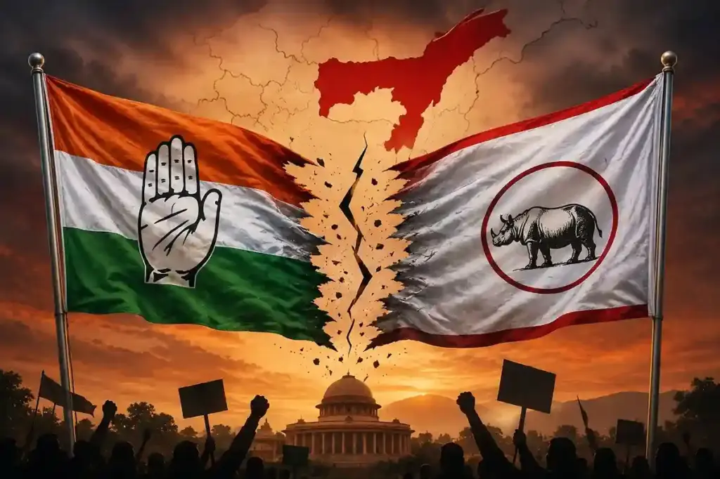 Congress Breaks Alliance in Assam  કોંગ્રેસે અસમમાં આ પાર્ટી સાથે તોડ્યું ગઠબંધન, આખરે શું છે અસંતોષનું અસલી કારણ?