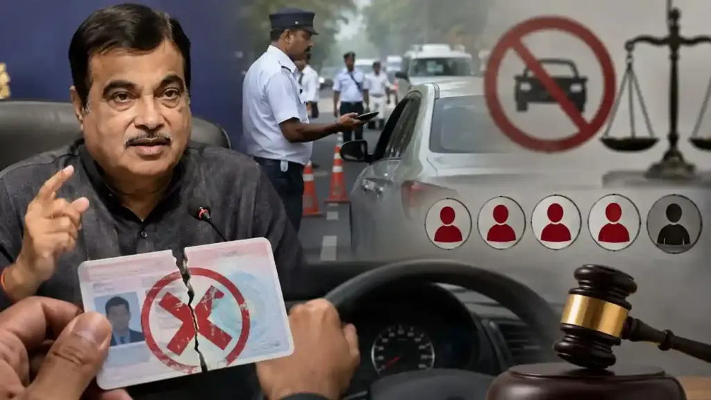 Driving Licence New Rules ટ્રાફિક નિયમો તોડ્યા તો સીધું ડ્રાઇવિંગ લાયસન્સ રદ થશે! નીતિન ગડકરીની મોટી જાહેરાત; જાણો શું છે નવી પોઇન્ટ સિસ્ટમ?
