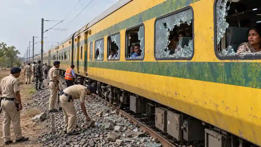 Duronto Express Stone Pelting નાગપુરમુંબઈ દુરંતો એક્સપ્રેસ પર ચાલુ ટ્રેન પર અસામાજિક તત્વોનો હુમલો; મુસાફરોનો આબાદ બચાવ, RPF તપાસમાં જોતરાઈ