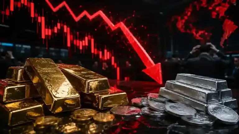 Gold Silver Price Drop   સોનુંચાંદી ખરીદનારાઓ માટે ખુશખબર ભાવમાં મોટો ઘટાડો, જાણો કેમ એકાએક સસ્તી થઈ કિંમતી ધાતુઓ?