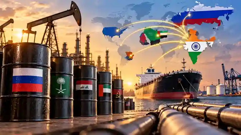 India Crude Oil Imports ભારતની ક્રૂડ ઓઇલ આયાતમાં રશિયાનો દબદબો યથાવત સસ્તા તેલની ખરીદીમાં ફરી જોરદાર ઉછાળો, નવા સપ્લાયર્સ પણ રેસમાં