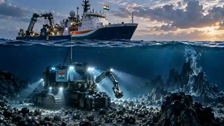 India Deep Ocean Mining Mission  ભારતે સમુદ્રના પેટાળમાં મોટા પાયે ખોદકામની તૈયારી આદરી ₹૧૫,૦૦૦ કરોડનો જંગી ખર્ચ, પણ આખરે કેમ?