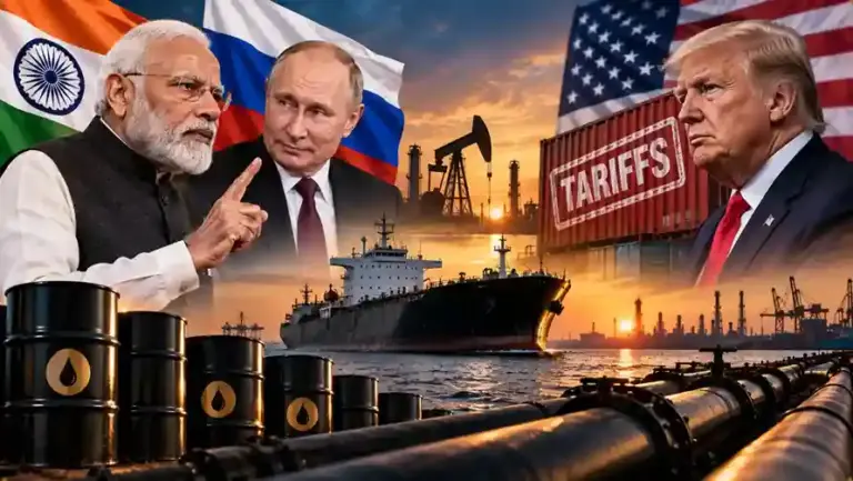 India Russia Oil Imports Trump Tariff  'અમે રશિયા પાસેથી તેલ ખરીદવાનું ચાલુ રાખીશું' ટ્રમ્પની ૧૦૦% ટેરિફની ધમકી સામે ભારતનો સણસણતો જવાબ