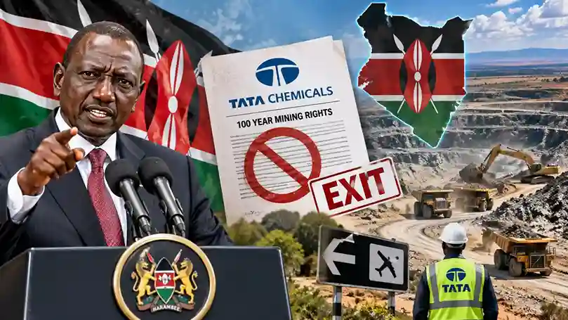 Kenya Orders Tata Chemicals To Exit  'બોરીબિસ્તરા બાંધો અને નીકળો' આ દેશ ના પ્રેસિડેન્ટે ટાટા ગ્રુપની સદી જૂની કંપનીને કામકાજ રોકવા ફરમાન કર્યું