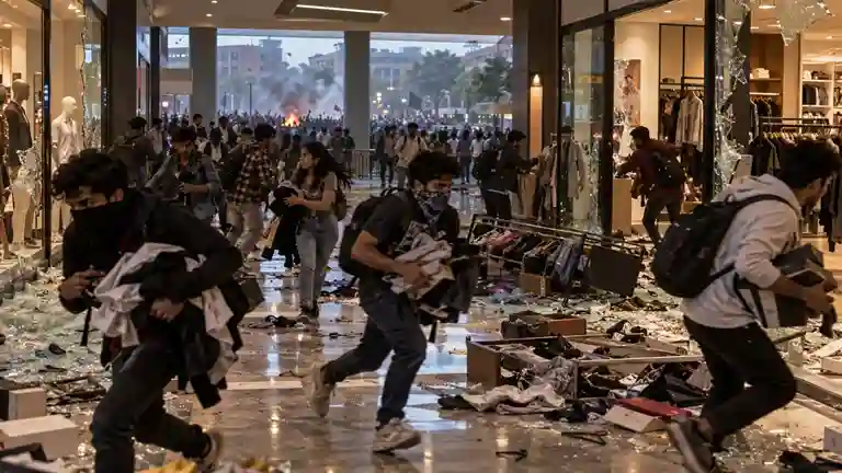 LPU Campus Violence પંજાબની લવલી પ્રોફેશનલ યુનિવર્સિટીમાં હિંસક વિરોધ પ્રદર્શન, કેમ્પસ મોલમાં લૂંટફાટના વીડિયો વાયરલ