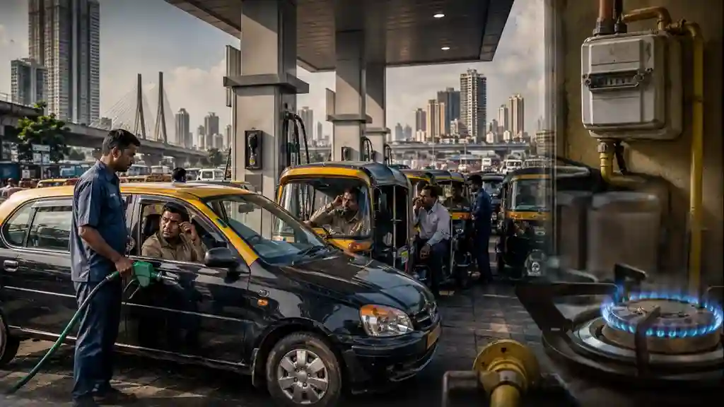 MGL CNG PNG Price Hike Mumbai મુંબઈમાં એમજીએલે સીનેજી ૨ રૂપિયા અને પીનેજી ૧ રૂપિયો વધાર્યા, ઓટોટેક્સી ભાડું પણ વધ્યું