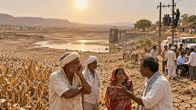Maharashtra Drought 265 Talukas મહારાષ્ટ્રના ખેડૂતો માટે મોટા સમાચાર સીએમ ફડણવીસે ૨૬૫ તાલુકાઓમાં દુષ્કાળ જાહેર કર્યો, વીજબિલલોન માફી સહિત તત્કાલ રાહત પેકેજ!