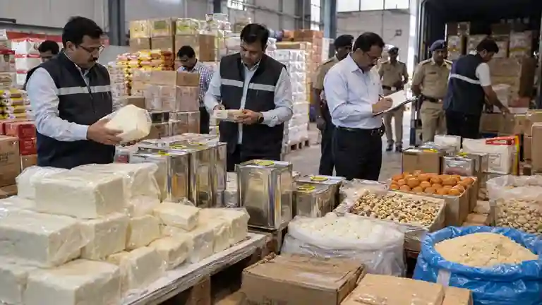 Maharashtra FDA Seizes Food Stock તહેવારો ટાણે ફૂડ એન્ડ ડ્રગ એડમિનિસ્ટ્રેશનનું મોટું ઓપરેશન, ₹૪.૩૨ કરોડનો ભેળસેળયુક્ત ખાદ્ય જથ્થો જપ્ત