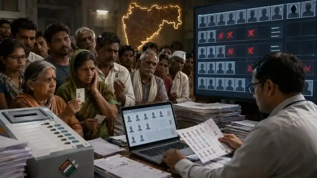 Maharashtra Voter List  મહારાષ્ટ્રમાં એસઆઈઆર પ્રક્રિયા અંતર્ગત ૨ કરોડથી વધુ મતદારોના નામ ડ્રાફ્ટ યાદીમાંથી રદ; જાણો સંપૂર્ણ વિગત