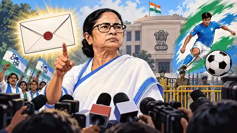 Mamata Banerjee New Names And Symbols TMC વિવાદમાં ECનો મોટો નિર્ણય મમતા દીદી ને મળ્યું 'ફૂટબોલ પ્લેયર' નિશાન, ઋતબ્રત બેનરજી જૂથને શું મળ્યું?