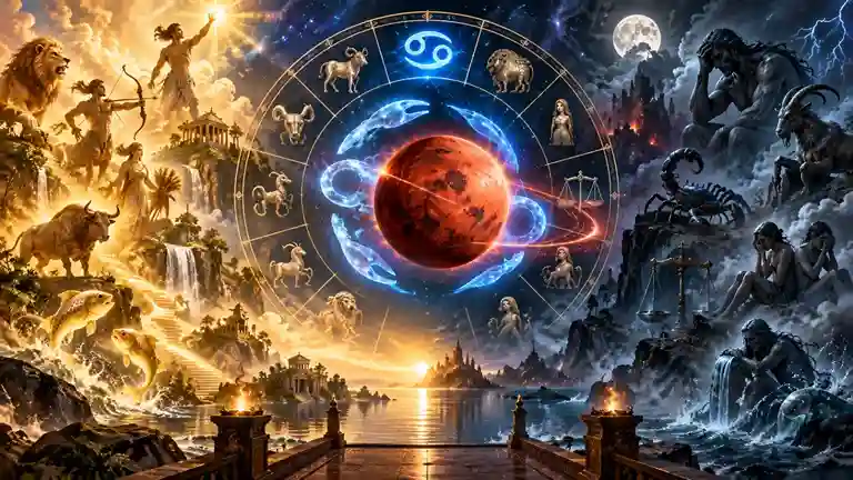 Mars Transit In Cancer મંગળનું કર્ક રાશિમાં નીચ ગોચર કોને થશે બમ્પર ફાયદો અને કોણે રહેવું પડશે સાવધાન? જાણો રાશિફળ