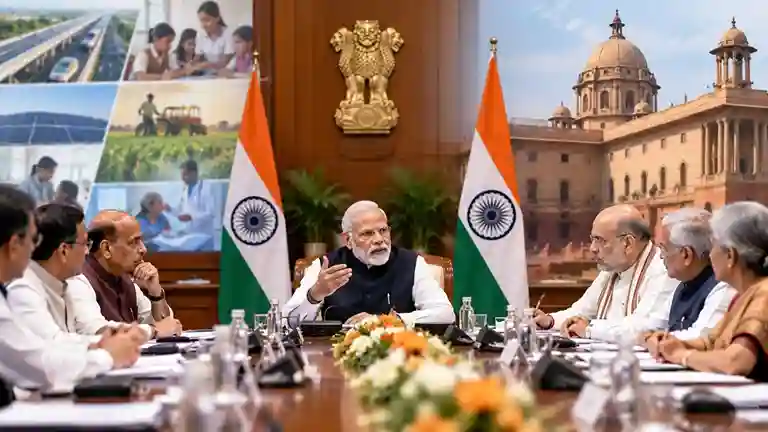 Modi Govt Cabinet Chintan Baithak વિકસિત ભારતના એજન્ડા પર ચિંતન શિબિર; કેન્દ્રીય મંત્રીમંડળની મહત્વની બેઠક અંગે સામે આવ્યા મોટા સંકેત