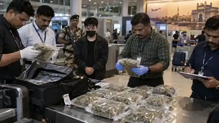 Mumbai Airport Drug Bust  મુંબઈ એરપોર્ટ પર વિયેતનામથી લાવવામાં આવેલો ₹૧.૭૩ કરોડનો હાઈડ્રોપોનિક ગાંજો જપ્ત, મુસાફરની ધરપકડ