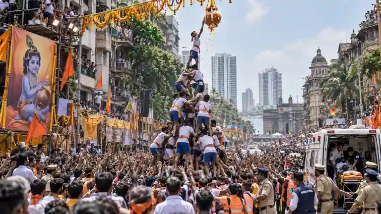 Mumbai Dahi Handi 2026 મુંબઈમાં દહી હાંડીઉત્સવ દરમિયાન ૨૨ ગોવિંદા ઈજાગ્રસ્ત, આટલા ગોવિદાને પ્રાથમિક સારવાર બાદ હોસ્પિટલમાંથી મળી રજા