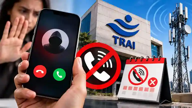 New TRAI Spam Call Rules 2026 સ્પામ કોલ કરનારાઓ સામે TRAI ની લાલ આંખ પ્રથમ ભૂલ પર જ આઉટગોઇંગ સેવા ૧૫ દિવસ માટે બંધ થશે, કડક નિયમો લાગુ!