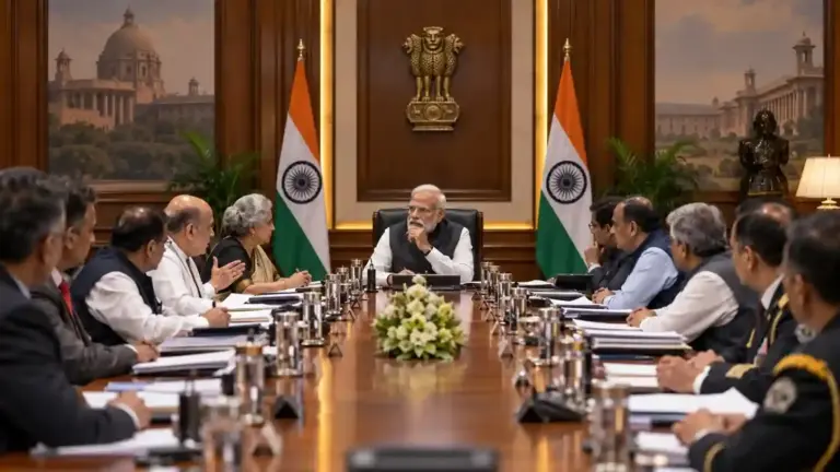 PM Modi Cabinet Reshuffle  મોદી કેબિનેટમાં મોટા ફેરબદલની તૈયારી પીએમ મોદીએ મંત્રીઓ સાથે ૩ કલાક સુધી યોજી મેરેથોન બેઠક; કોનું કદ વધશે અને કોની થશે બાદબાકી?