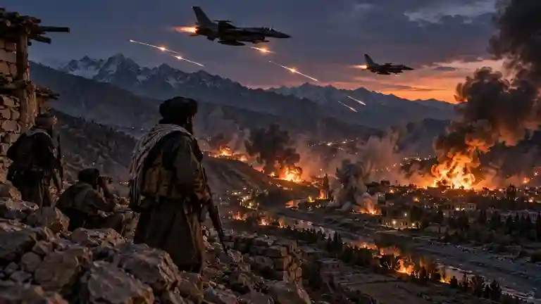 Pakistan Air Strikes In Afghanistan   પાકિસ્તાનઅફઘાન સરહદે ભીષણ ગોળીબાર; સરહદી વિસ્તારોમાં ફાઇટર જેટોએ વરસાવ્યા બોમ્બ, તણાવ ચરમસીમાએ…
