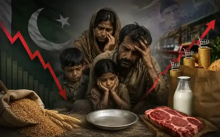 Pakistan Economic Crisis  ભૂખે મરતું પાકિસ્તાન આકાશને આંબતી મોંઘવારીના કારણે લોકો ખોરાક માટે પણ થયા ફાફાં મારવા મજબૂર