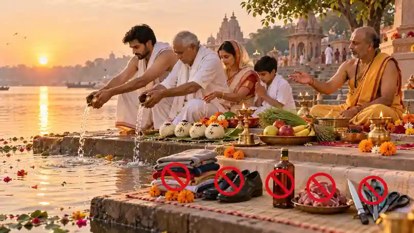 Pitru Paksha 2026 Donation Rules શ્રાદ્ધ દરમિયાન ભૂલથી પણ આ ૫ વસ્તુઓનું દાન ન કરવું, શાસ્ત્રોમાં છે મનાઈ; દાન કરવાનું ટાળો