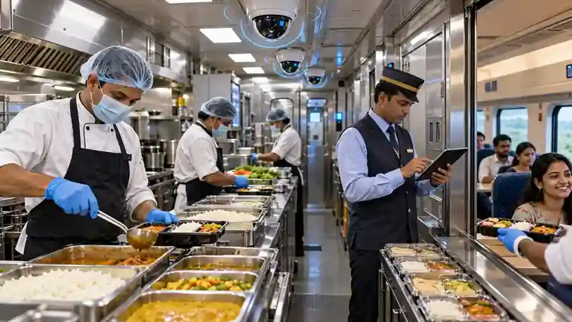 Railway Food Hygiene Upgrade રેલવેના ખાણીપીણીમાં મોટો સુધારો, પેન્ટ્રી કારમાં AI કેમેરાથી થશે રસોઈ અને પેકિંગનું સીધું મોનિટરિંગ