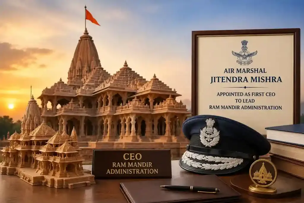 Ram Mandir First CEO રામ મંદિરને મળ્યા પ્રથમ CEO, નિવૃત્ત એર માર્શલ જિતેન્દ્ર મિશ્રા સંભાળશે આ મોટી જવાબદારીઓ