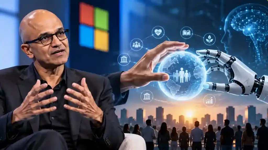 Satya Nadella On AI આર્ટિફિશિયલ ઇન્ટેલિજન્સ પર સત્યા નડેલાની મોટી ચેતવણી જો AI માનવ નિયંત્રણમાં ન રહે તો તેને બનાવવાનો કોઈ અર્થ નથી