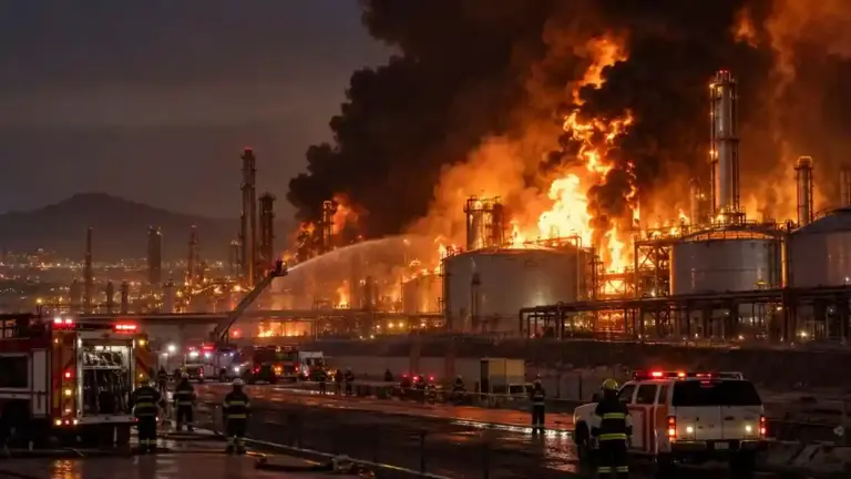 Saudi Aramco Houthi Attack  મિડલ ઈસ્ટ ફરી ભડકે બળ્યું! સાઉદી અરેબિયાના ઊર્જા મથકો પર હૂતી વિદ્રોહીઓનો મિસાઇલ એટેક, અરામકોમાં આગ અને 73 લોકો લોહીલુહાણ