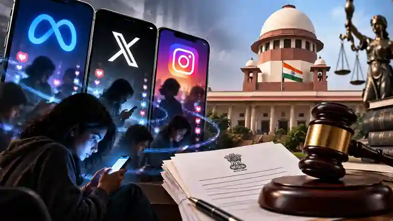 Social Media Design Changes High Court Notice શું હવે ફેસબુક, ઇન્સ્ટાગ્રામ અને X ની ડિઝાઈન બદલાશે? વ્યસન વધારતા ફીચર્સ મુદ્દે હાઈકોર્ટે કેન્દ્રને મોકલી નોટિસ!