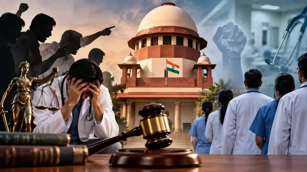 Supreme Court On Doctor Assault   નેતાઓની ગુંડાગીરી સહન નહીં થાય! મહારાષ્ટ્રની ઘટના પર સુપ્રીમ કોર્ટની પોલીસને કડક સૂચના—તત્કાળ જેલમાં પૂરો